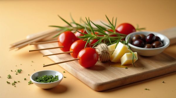 Optez pour des brochettes apéro originales à préparer la veille